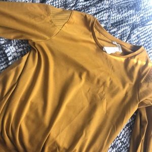 Yellow oversized sweater